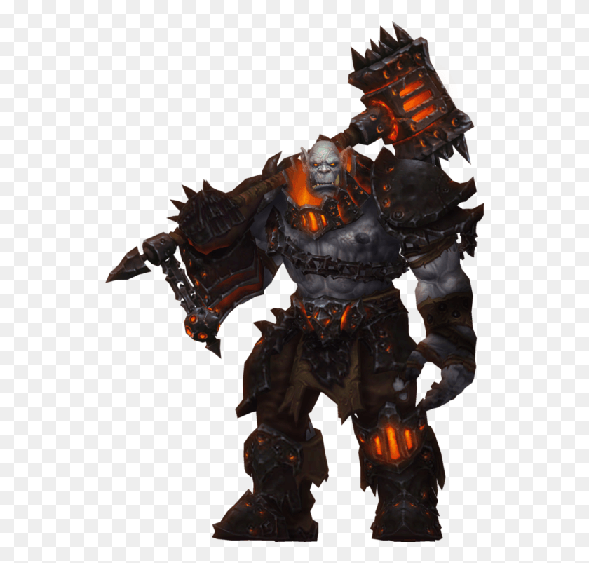 540x743 Blackhand Wow, Toy, Quake, World Of Warcraft HD PNG Download
