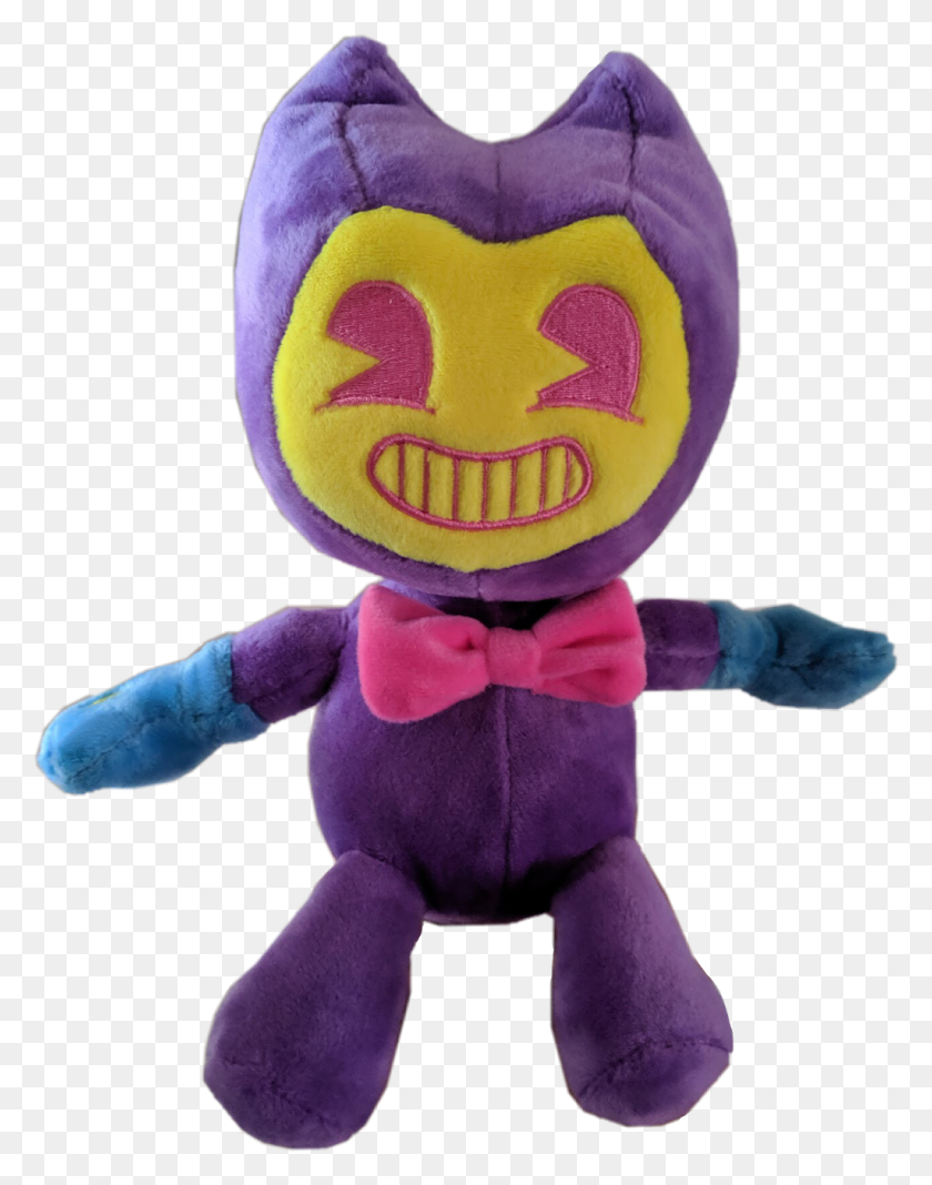 1024x1324 Blacklight Bendy Plush Blacklight Bendy Plush, Toy, Doll, Cushion HD PNG Download