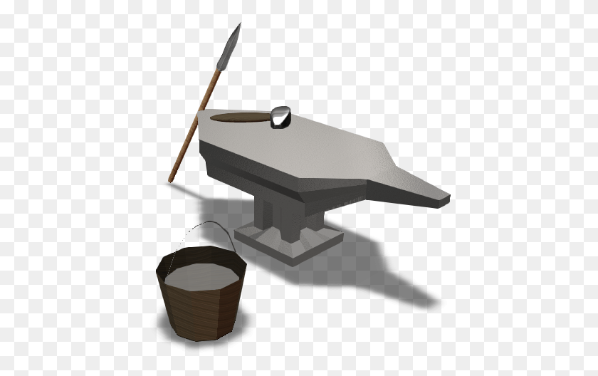 426x468 Blacksmith Scene Paper, Tool, Anvil HD PNG Download