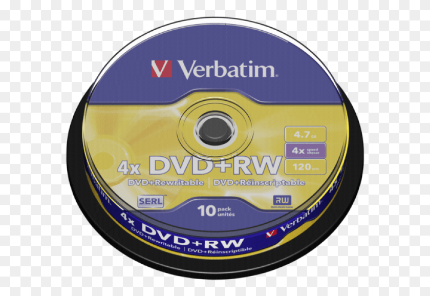 585x518 Blank Cds Amp Dvds Verbatim Dvd R Dl, Disk HD PNG Download