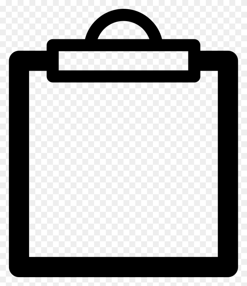 838x980 Descargar Png Formulario En Blanco Svg Icon Free Medical History Vector, Paper, Buzón, Buzón Hd Png