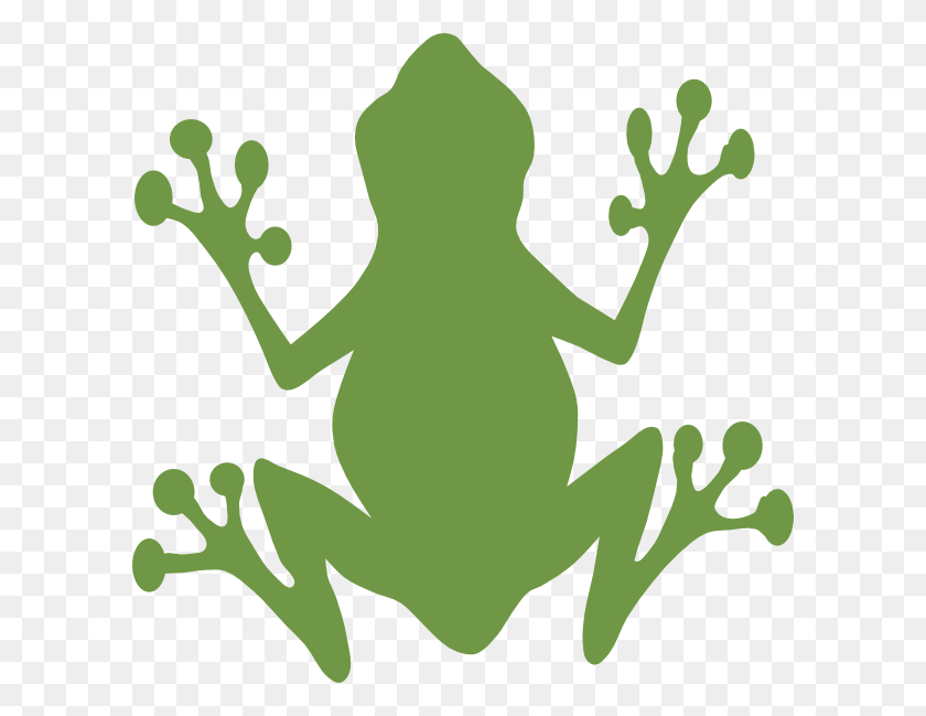 600x589 Blank Green Frog Clipart Cliparts And Others Art Inspiration Frog Silhouette, Amphibian, Wildlife, Animal HD PNG Download