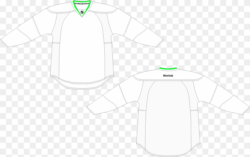 1249x785 Blank Hockey Jersey Template Long Sleeve Motocross Jersey Design Template, Clothing, Coat, Lab Coat, Long Sleeve PNG