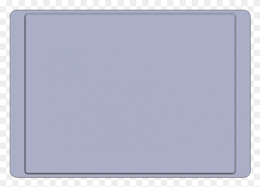 846x590 Blank Keyguard For Speech Case Flat Panel Display, White Board, Gray, Screen HD PNG Download