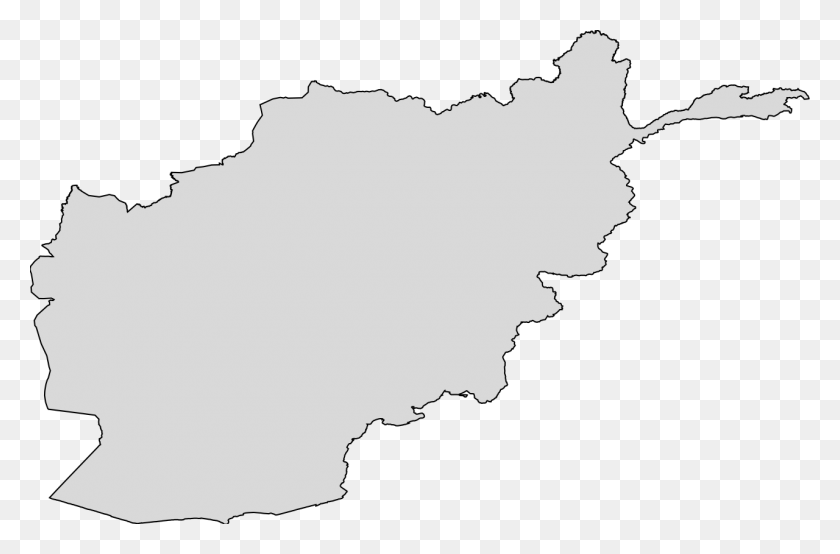 1280x811 Blank Map Of Afghanistan And Surrounding Countries Afghanistan Map, Animal, Mammal HD PNG Download
