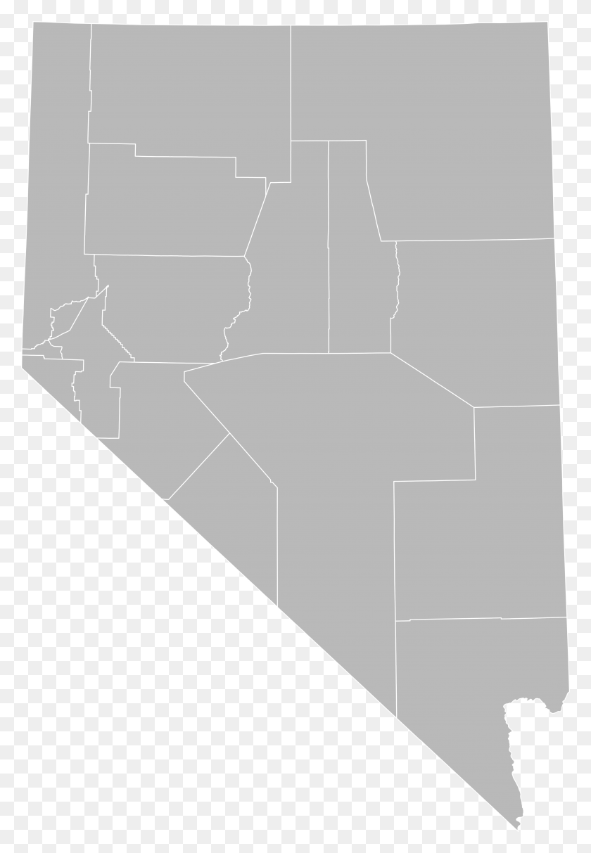 4096x6055 Blank Map Of Nevada Nevada Blank Map Large, Plot, Plan, Diagram HD PNG Download