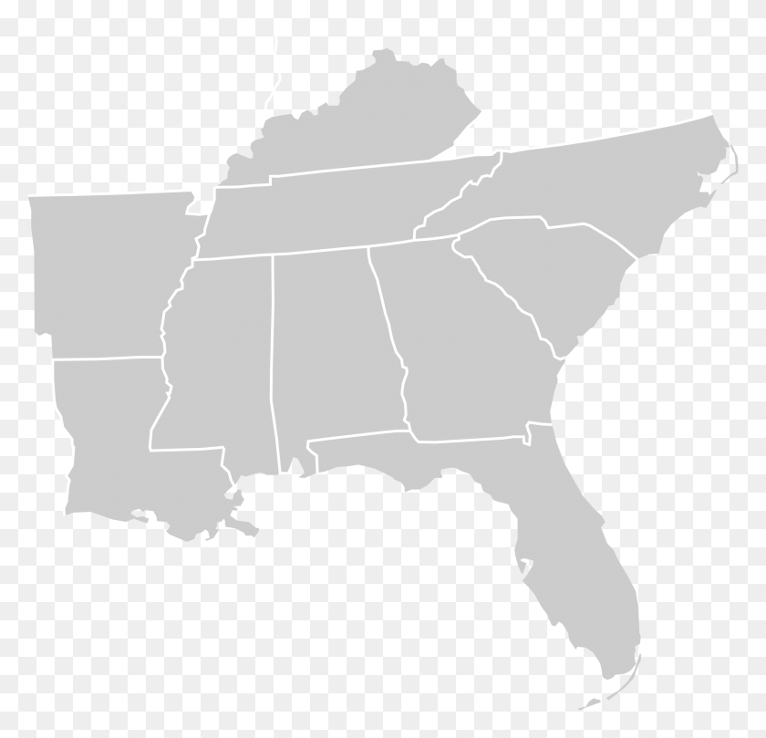 1892x1818 Blank Map Of Us Southeast United States, Diagram, Plot HD PNG Download