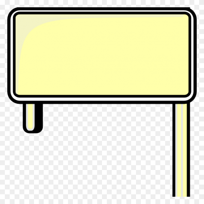 1024x1024 Blank Sign Clipart Highway Sign Blank Clip Art At Clker, Cushion, Chair, Furniture HD PNG Download