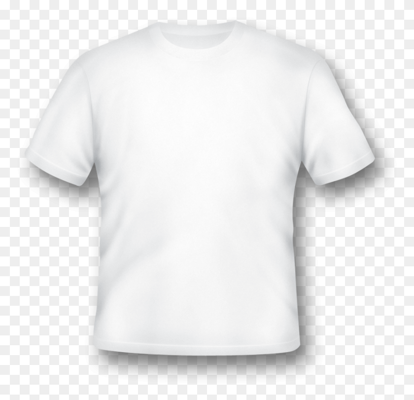 861x829 Blank White T Shirt Template Blank White T Shirt, Clothing, Apparel, T-shirt HD PNG Download