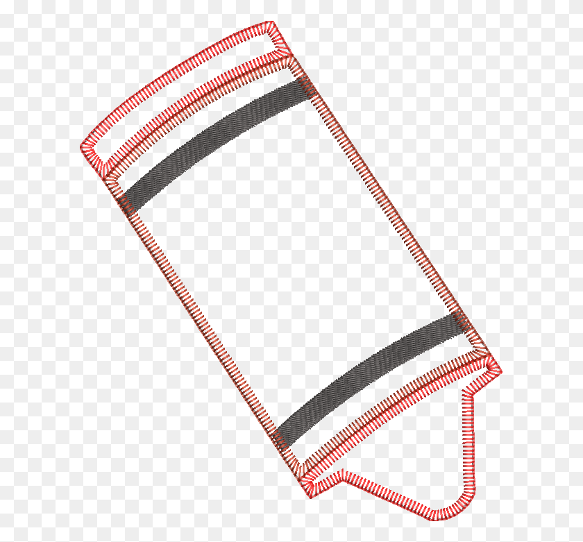 609x721 Blanket Stitch Crayon Applique Paper Product, Phone, Electronics, Mobile Phone HD PNG Download