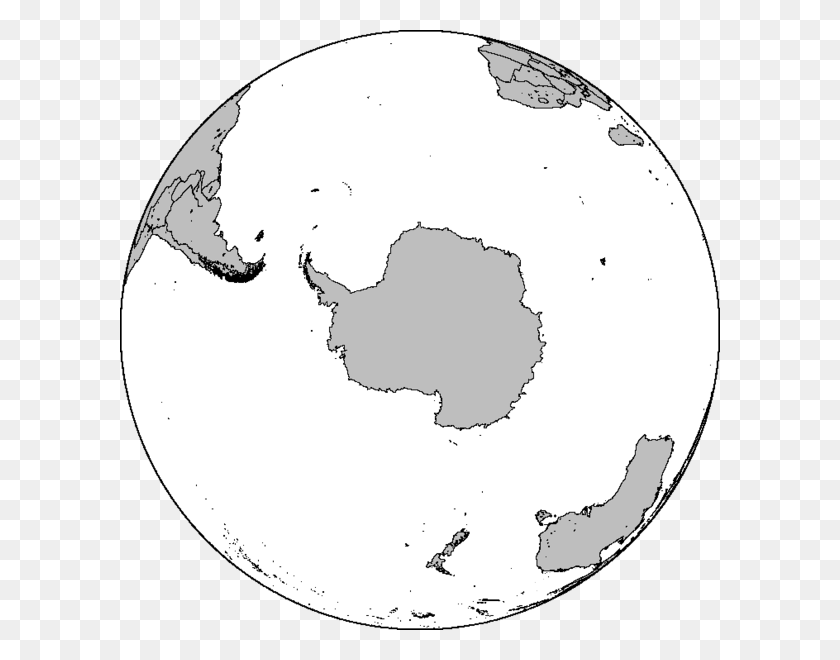 600x600 Blankmap Ao 090s South Pole South Pole Map Vector, Outer Space, Astronomy, Universe HD PNG Download