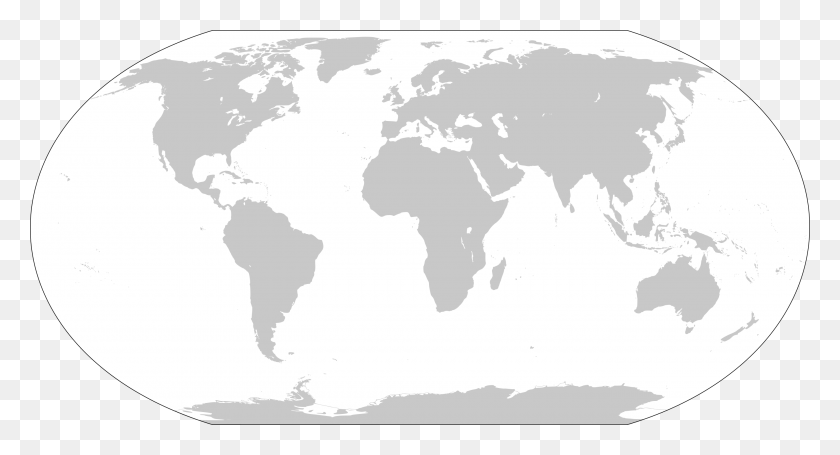 2760x1398 Descargar Png / Mapa En Blanco, Continentes Del Mundo, Mapa Del Mundo, Mapa, Diagrama Hd Png