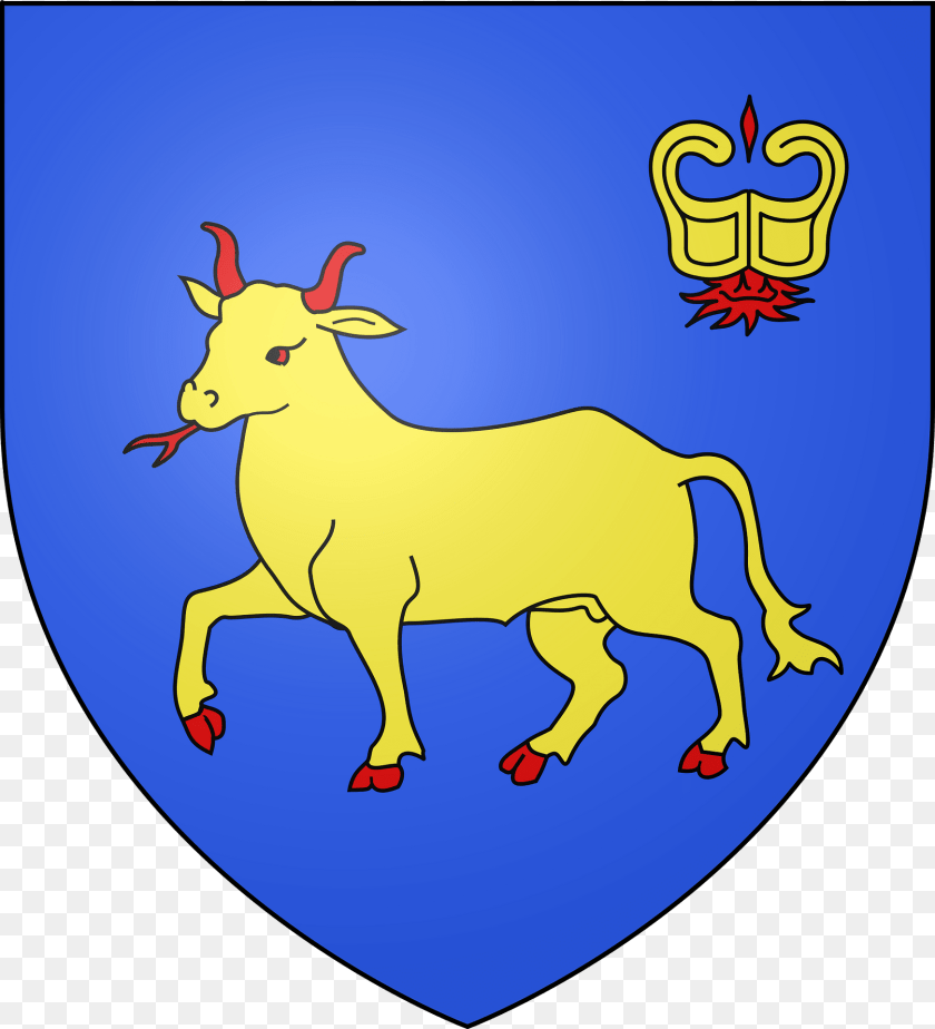 1745x1920 Blason Couffy41 Clipart, Animal, Cattle, Cow, Livestock Transparent PNG