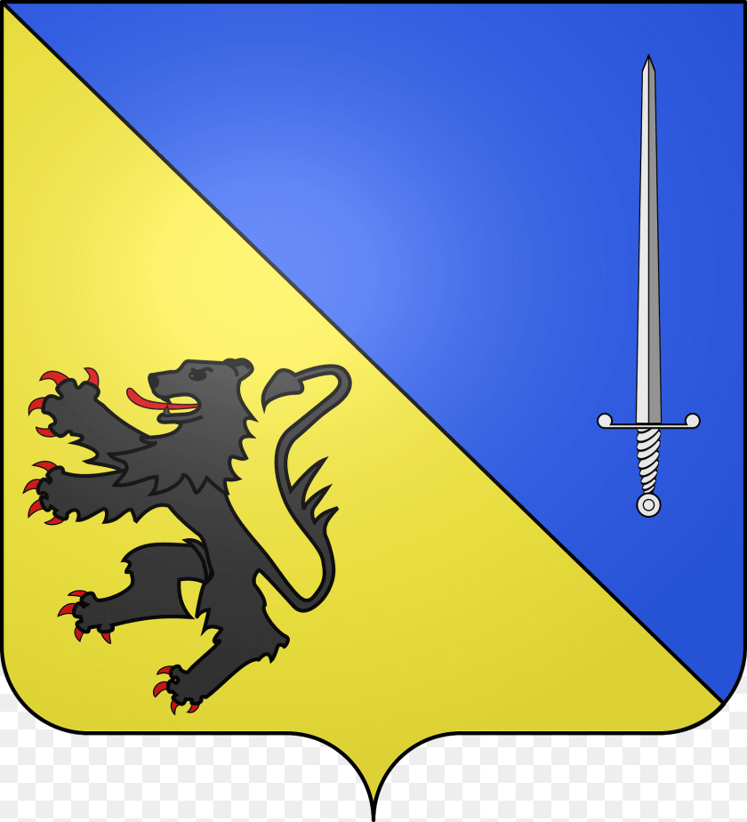 1745x1920 Blason Ville Fr Marigny Saint Marcel Sword, Weapon Clipart PNG