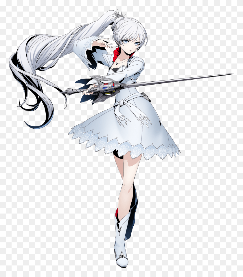 1676x1934 Blazblue Cross Tag Battle Weiss, Person, Human, Dance HD PNG Download