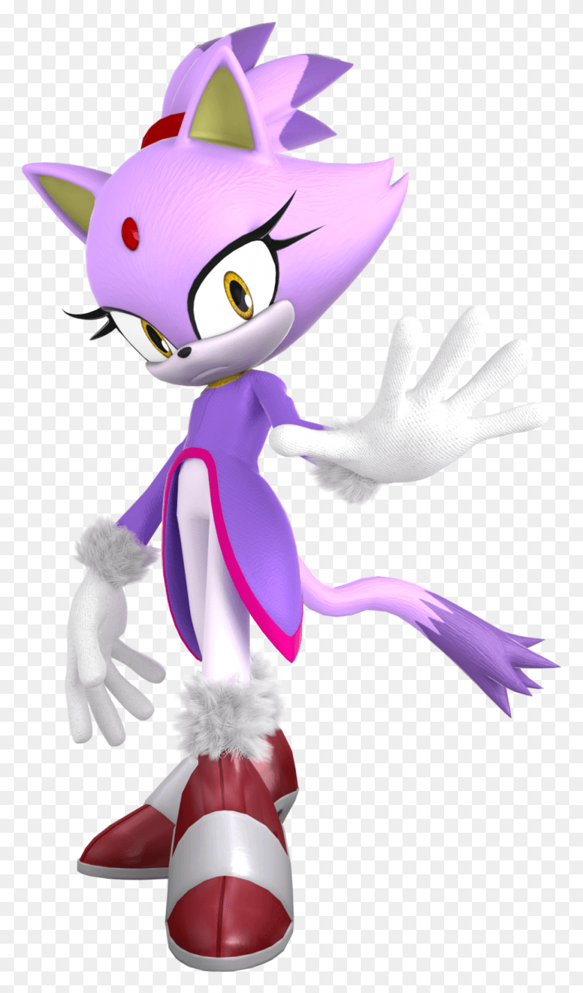 959x1686 Blaze The Cat 3d, Graphics, Toy HD PNG Download