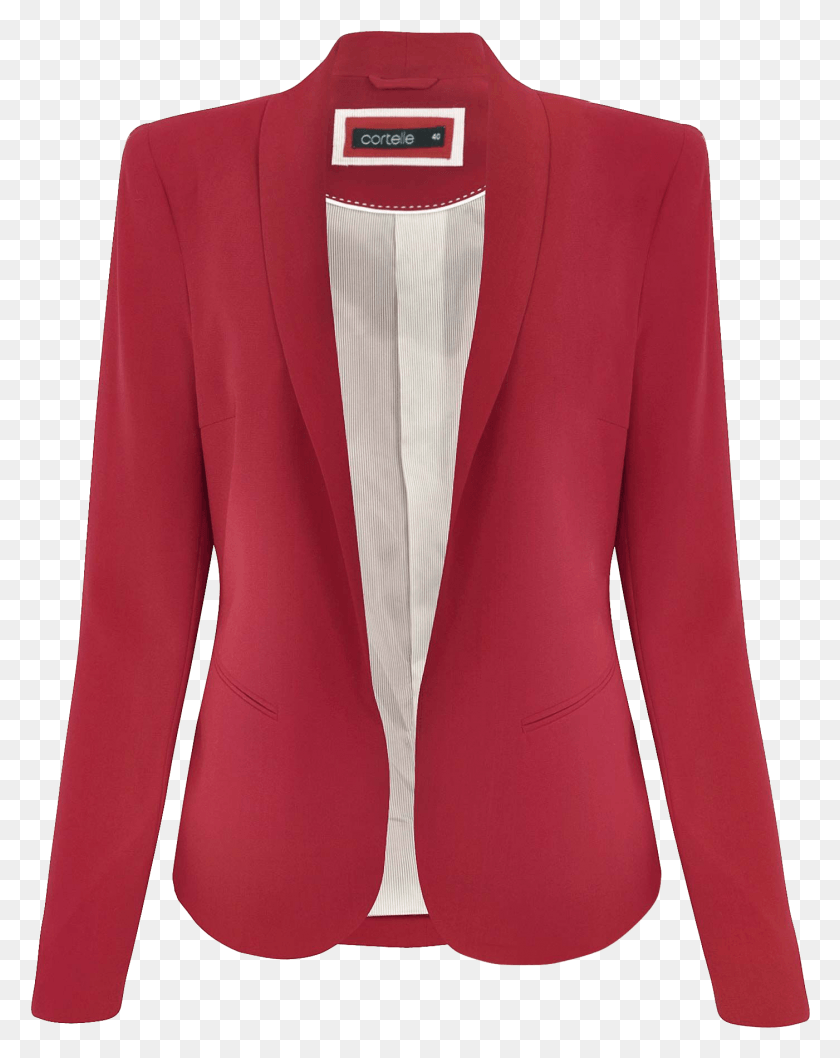 Красный женский пиджак для фотошопа