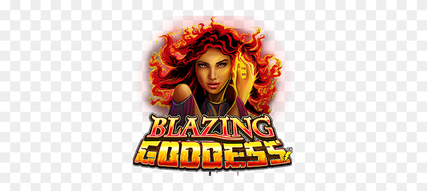 319x316 Blazing Goddess Poster, Person, Human, Gambling HD PNG Download