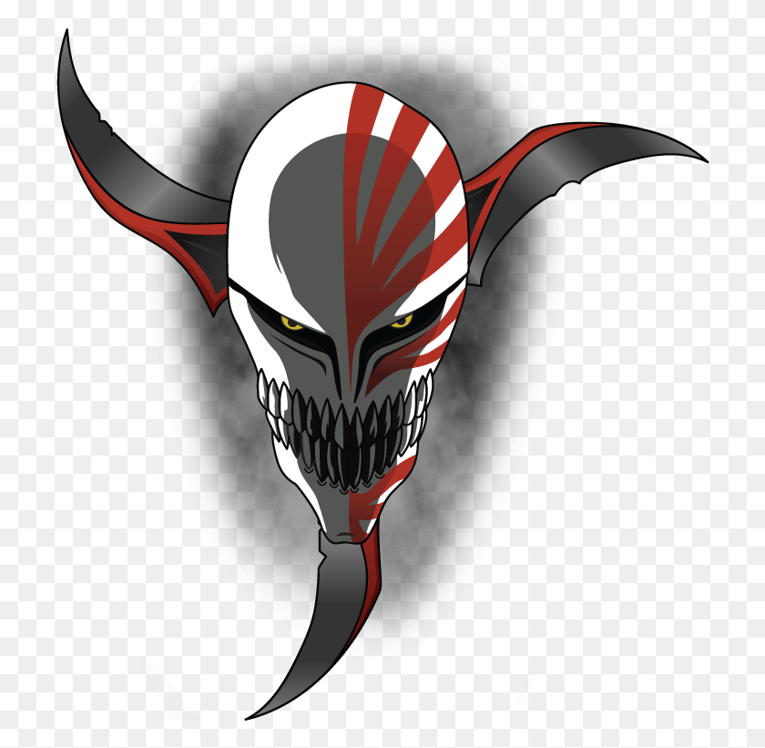 718x761 Bleach Ichigo Hollow Mask Drawing, Clothing, Apparel, Graphics HD PNG Download