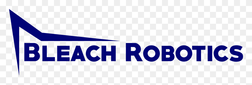 2074x603 Bleach Robotics Logo Electric Blue, Symbol, Trademark, Text HD PNG Download