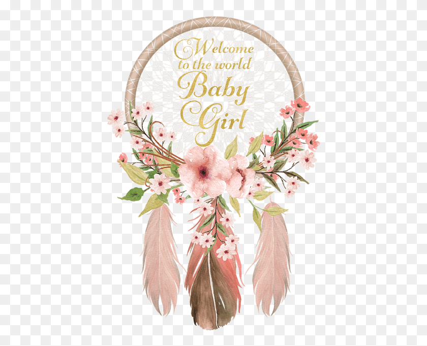 422x621 Bleed Area May Not Be Visible Baby Girl Poster, Floral Design, Pattern, Graphics HD PNG Download