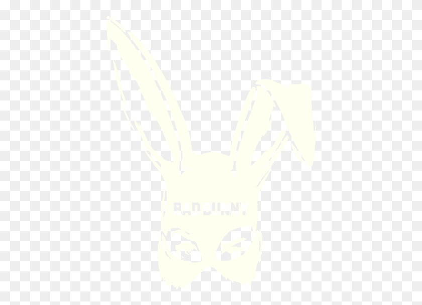 420x547 Bleed Area May Not Be Visible Domestic Rabbit, Face, Stencil, Clothing HD PNG Download