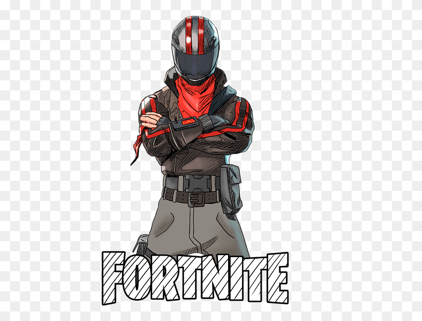 437x579 Bleed Area May Not Be Visible Fortnite Skin No Background, Helmet, Clothing, Apparel HD PNG Download