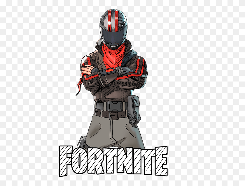 437x579 Область Кровотечения Может Быть Не Видна Скин Fortnite Без Фона, Шлем, Одежда, Одежда Hd Png Скачать