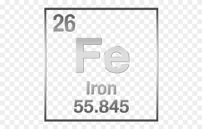 478x478 Bleed Area May Not Be Visible Iron Periodic Table, Number, Symbol, Text HD PNG Download