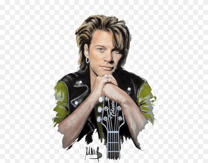 470x656 Bleed Area May Not Be Visible Jon Bon Jovi Art, Adult, Person, Woman, Female Sticker PNG