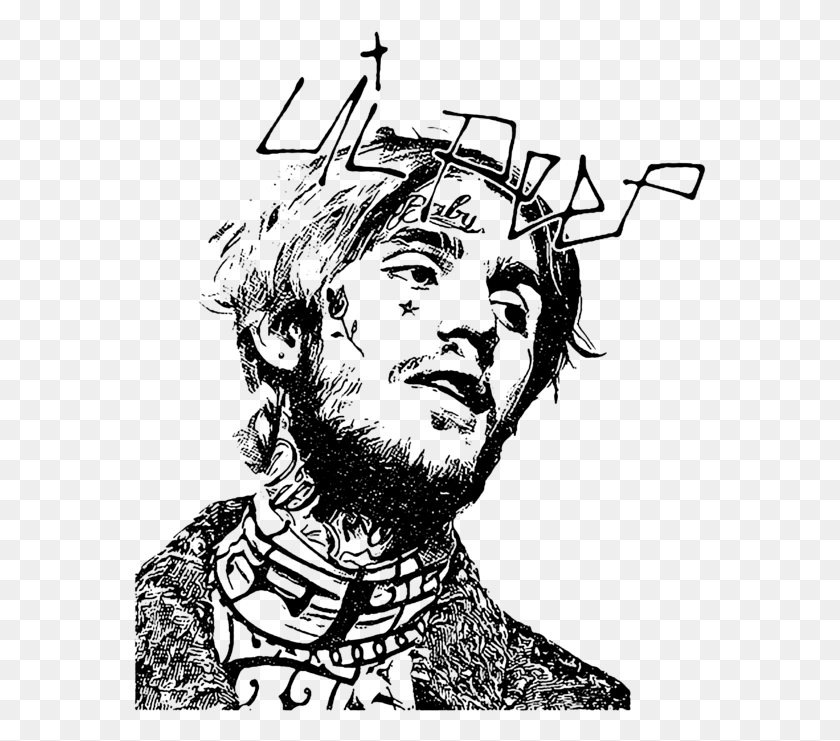 573x681 Bleed Area May Not Be Visible Lil Peep Snapchat Sticker, Head, Person HD PNG Download