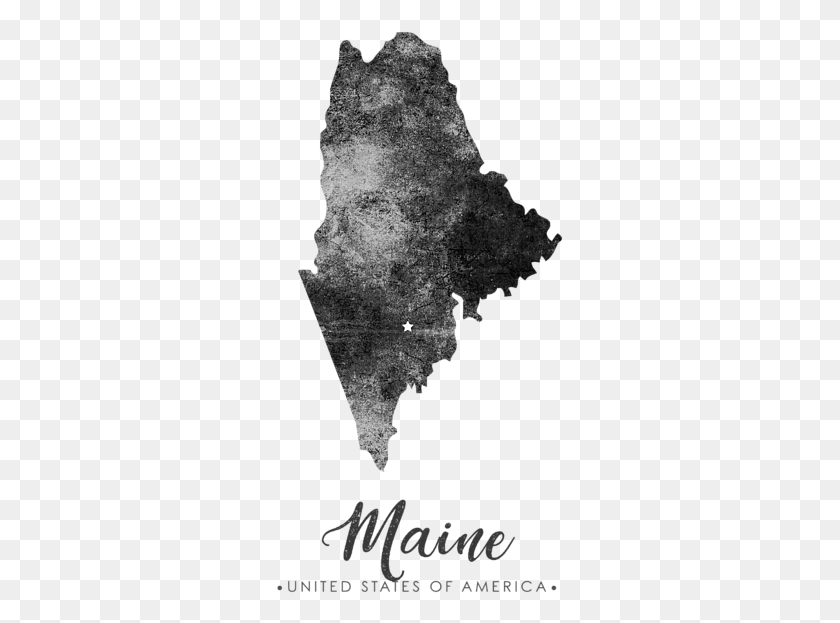 287x563 Bleed Area May Not Be Visible Maine Silhouette, Poster, Advertisement, Plot HD PNG Download