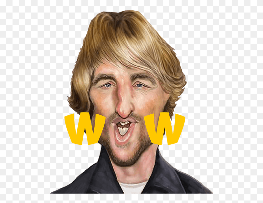 523x588 Bleed Area May Not Be Visible Owen Wilson Wow, Face, Person, Head HD PNG Download