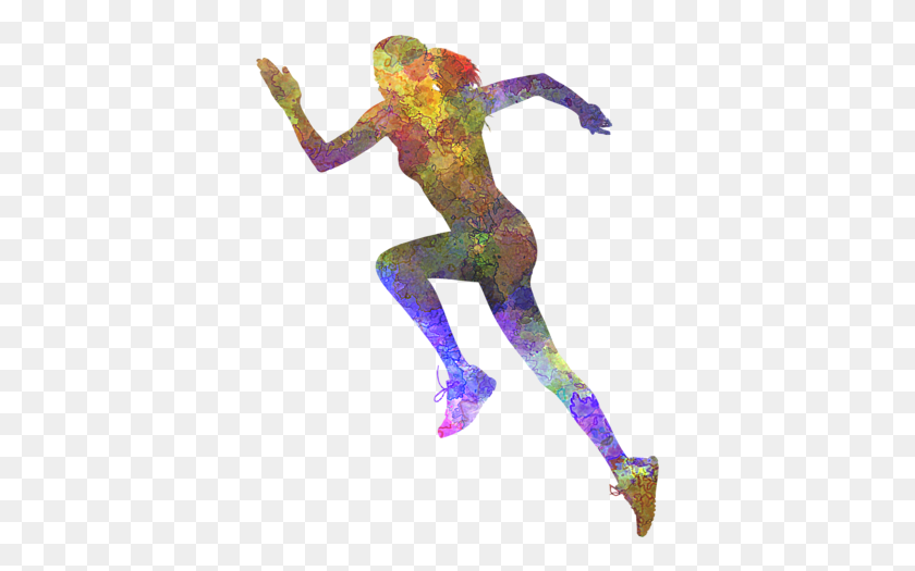 371x465 Bleed Area May Not Be Visible Runner Painting, Modern Art, Person HD PNG Download
