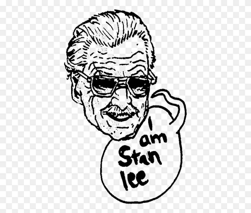 413x653 Bleed Area May Not Be Visible Stan Lee, Head, Face, Person HD PNG Download
