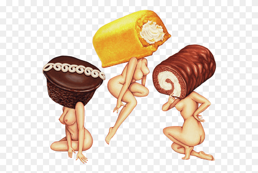 568x506 Bleed Area May Not Be Visible Twinkie Girl, Food, Burger, Fungus HD PNG Download