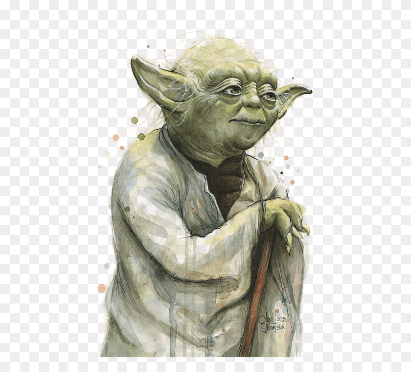 452x700 Descargar Png / El Área De Sangrado Puede No Ser Visible Yoda Art, Estatua Hd Png