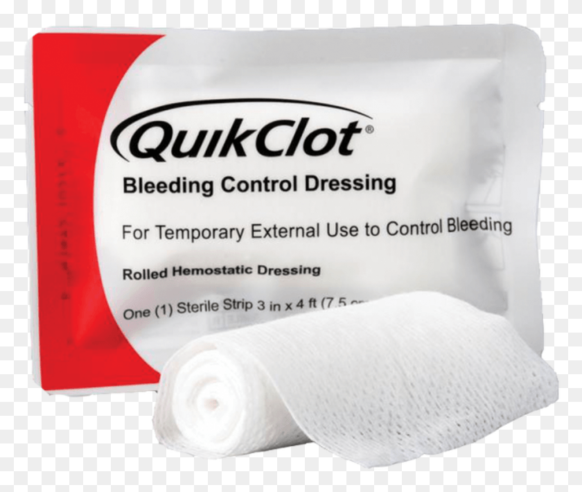 1172x978 Bleed Control Dressing Gauze Quikclot Dressing, First Aid, Bandage HD PNG Download