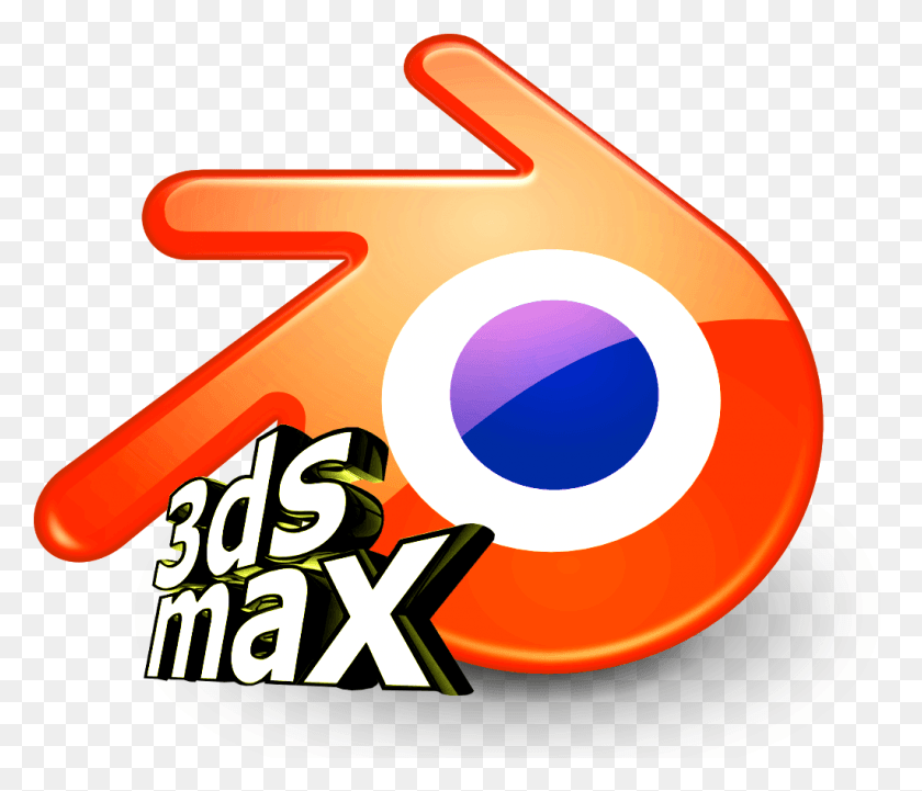 1023x868 Blenderlogo 3Dsmax 3D Max, Логотип, Символ, Товарный Знак Hd Png Скачать
