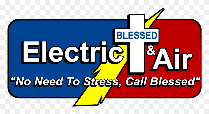 3781x1938 Blessed Electric Amp Air Cross, Text, Logo, Symbol Descargar Hd Png