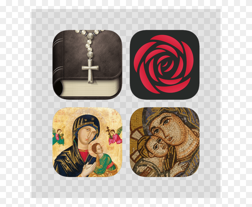 630x630 Blessed Virgin Mary Apps Bundle, Person, Human, Food HD PNG Download