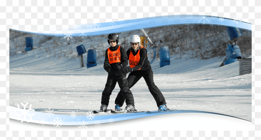 1200x600 Blind Skier Snow, Person, Human, Nature Descargar Hd Png
