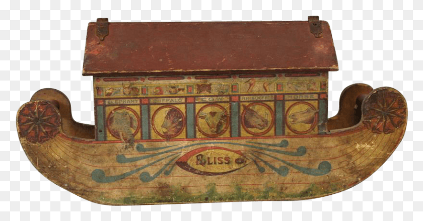 816x397 Bliss Lithograph Paper Over Wood Noah39s Ark Wonderful Antique, Rug, Money, Text HD PNG Download