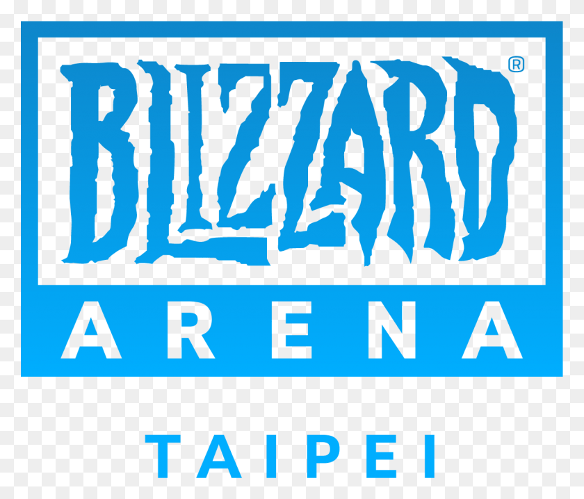 1201x1014 Descargar Png Blizz Arena Taipei Logo Darkbkgd Blizzard Entertainment, Texto, Cartel, Publicidad Hd Png