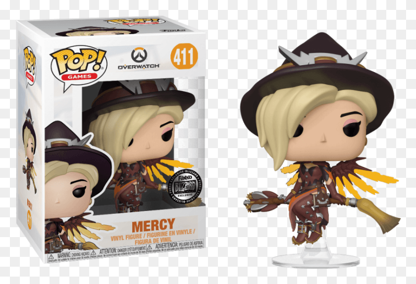839x555 Blizzard Exclusive Witch Mercy Funko Pop, Clothing, Apparel, Figurine HD PNG Download
