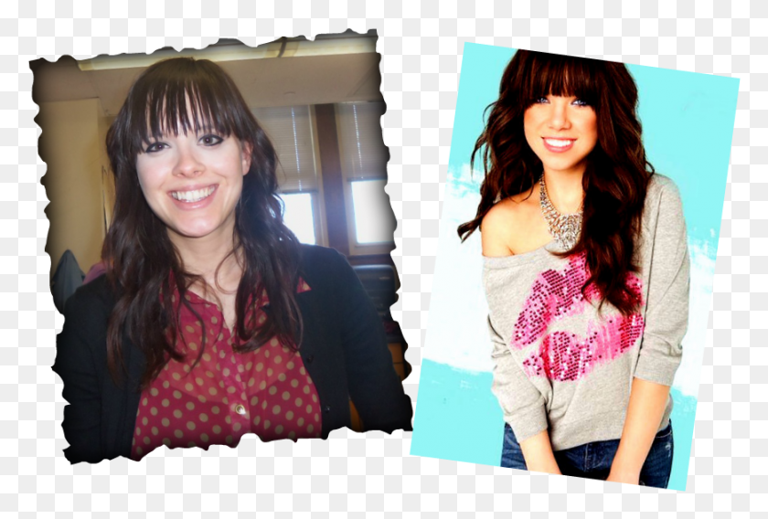 870x567 Blizzard Looks A Lot Like Carly Rae Jepsen Girl, Face, Person, Smile HD PNG Download