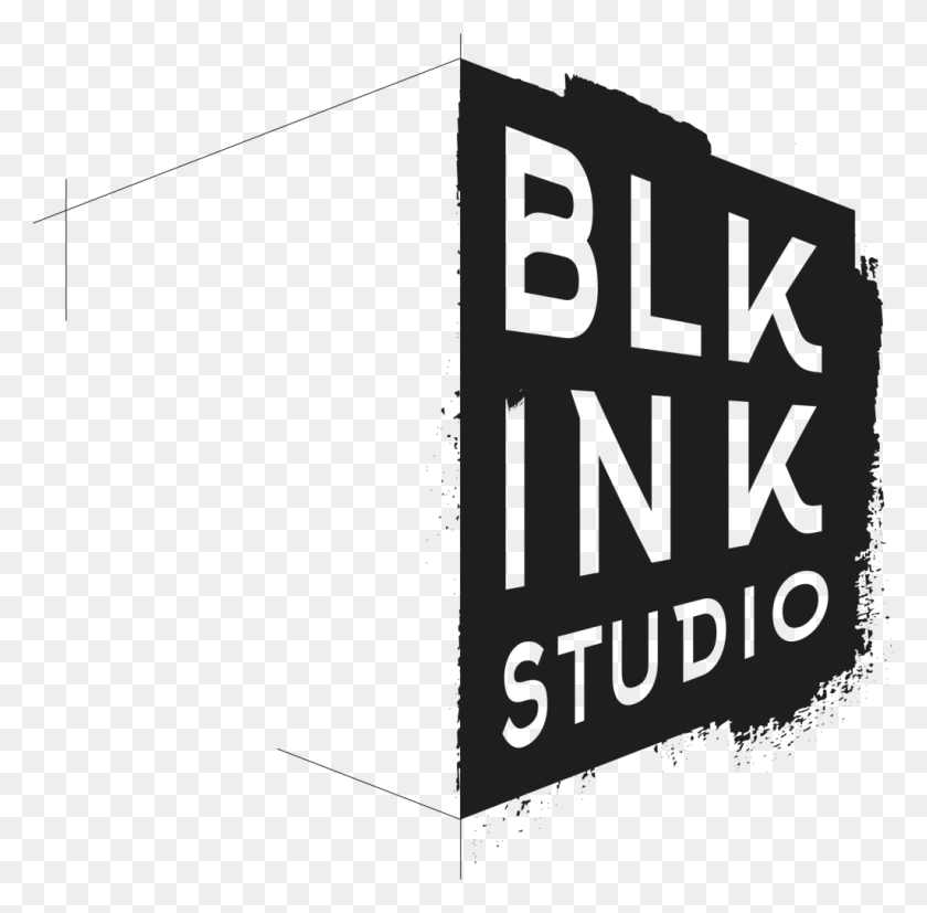1024x1008 Blk Ink Studio Logo Sign, Text, Alphabet, Label HD PNG Download