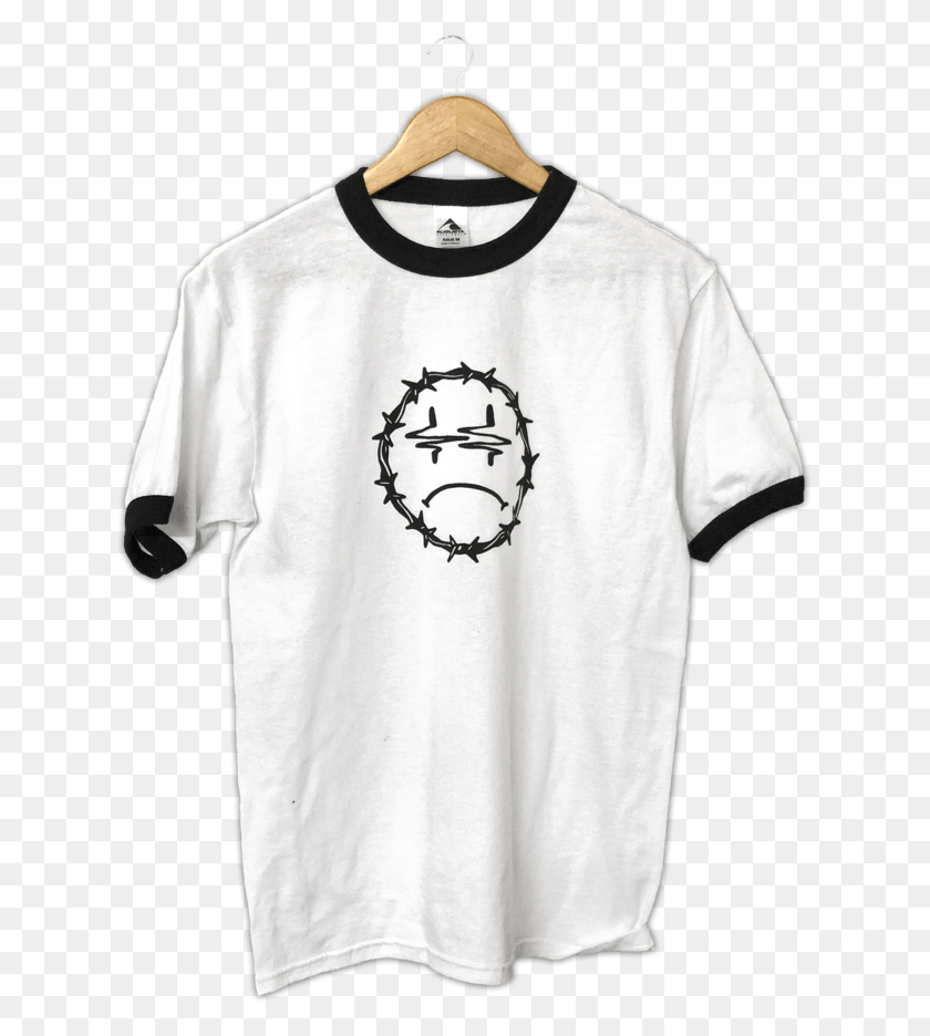 629x876 Blk Wht Ringer Jellyfish, Clothing, Apparel, T-shirt HD PNG Download