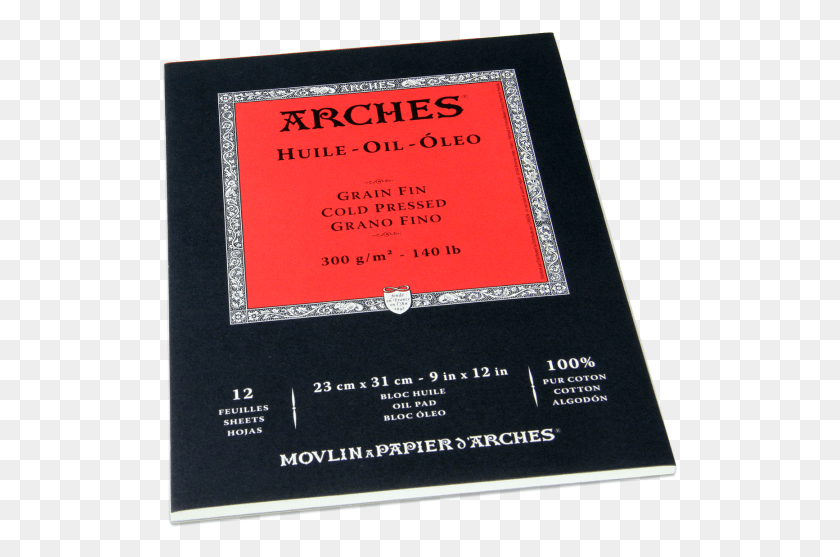 517x497 Descargar Png Bloc Arches Huile Papier Huile Arches, Publicidad, Cartel, Flyer Hd Png