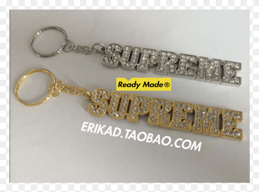 801x581 Block Logo Keychain 18ss Diamond Keychain Gabriel Napo, Gold, Bracelet, Jewelry HD PNG Download